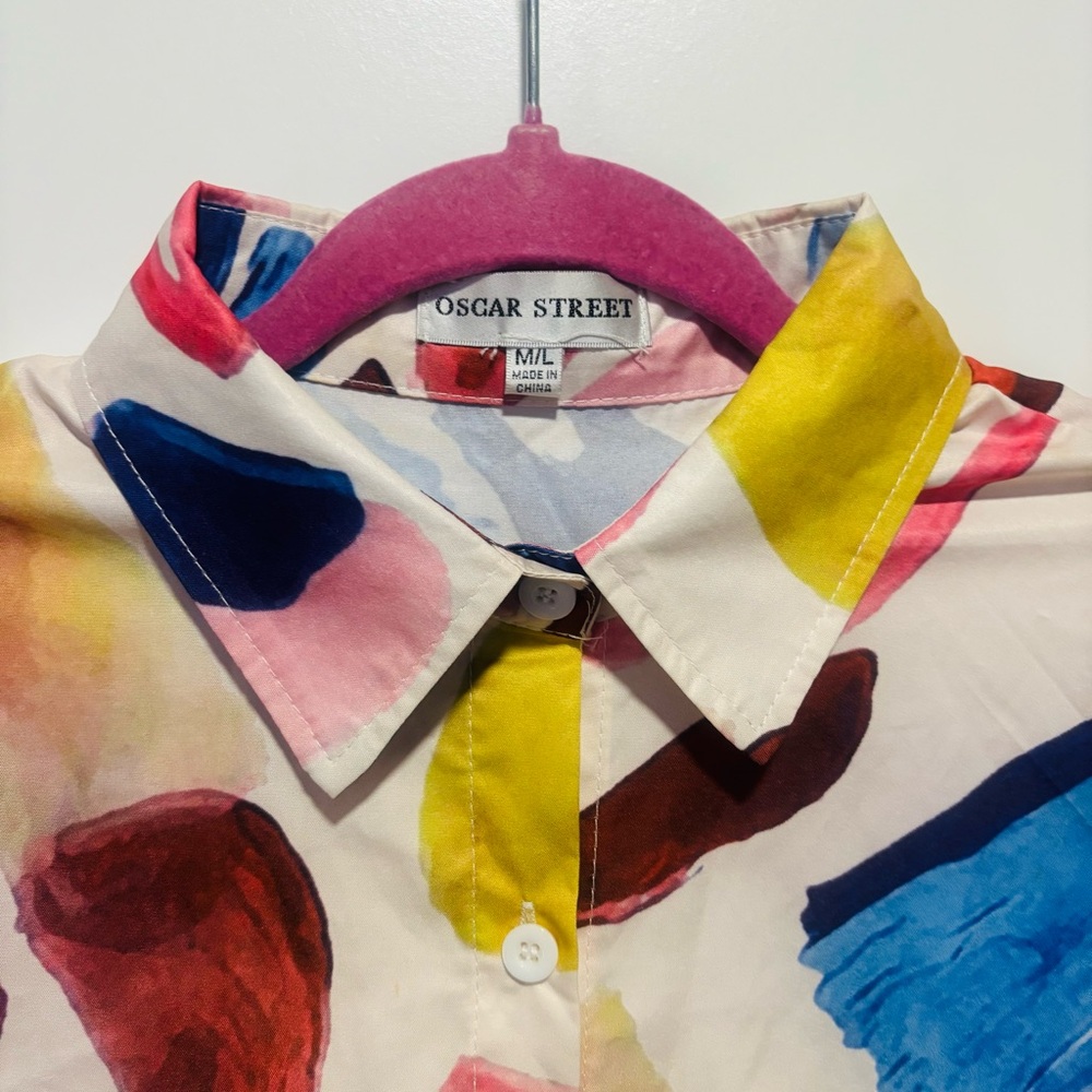 Vibrant Multicolor Women's Blouse - Picture 7 of 7